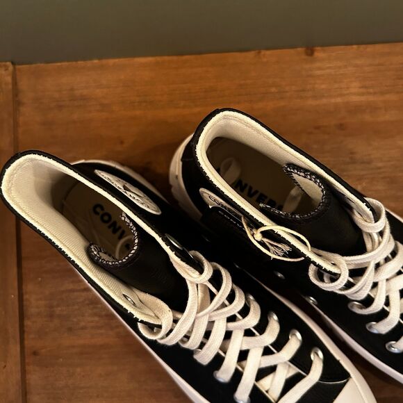 Chuck Taylor All Star Lugged 2.0 Leather High Top A03704C - Black - Picture 7 of 10